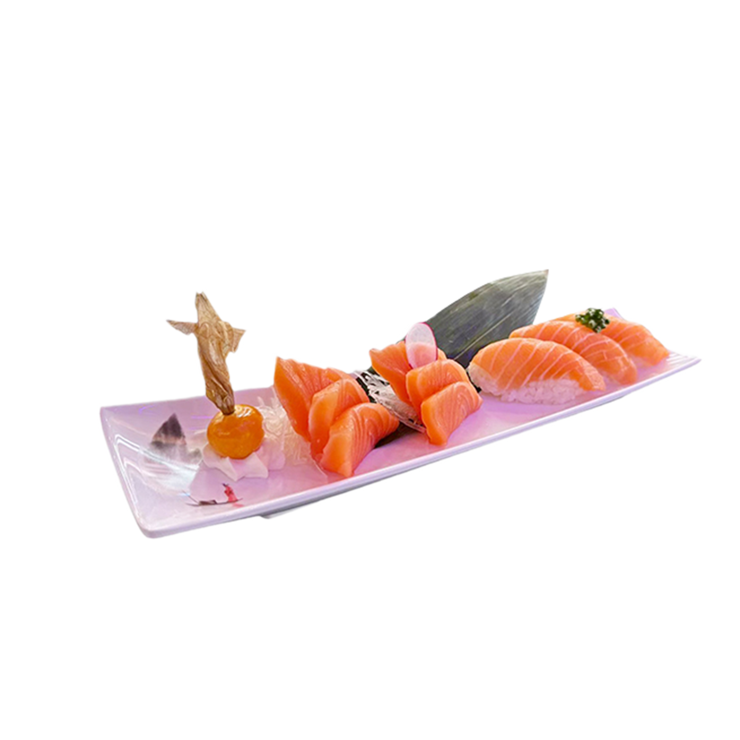 Sushi et sashimi saumon